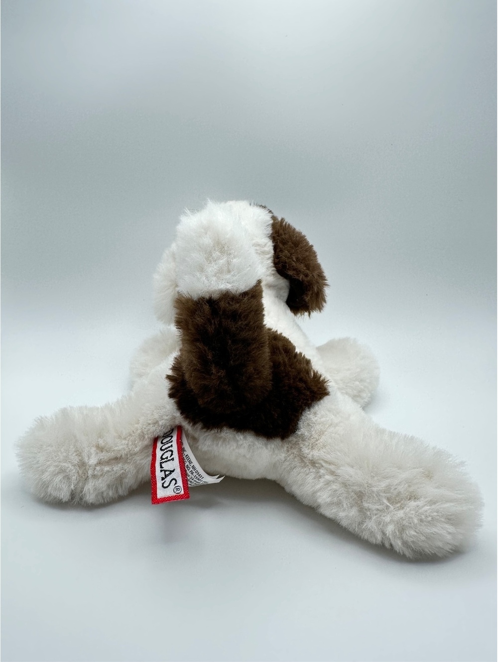 Douglas White Brown Puppy Dog Plush Stuffed Animal Soft BNNT Cuddly Toy - Picture 6 of 10